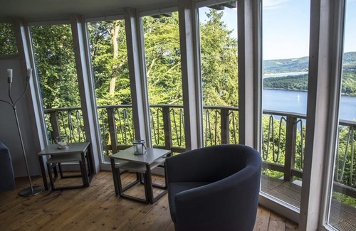 Nideggen House | Holiday house "Waldhaus Anne" in Niedeggen - with a view of the Rursee