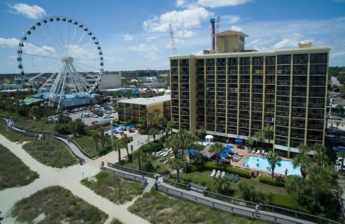 Downtown Myrtle Beach Resort | Holiday Pavilion Resort on the Boardwalk- Access to ALL AMENITIES!