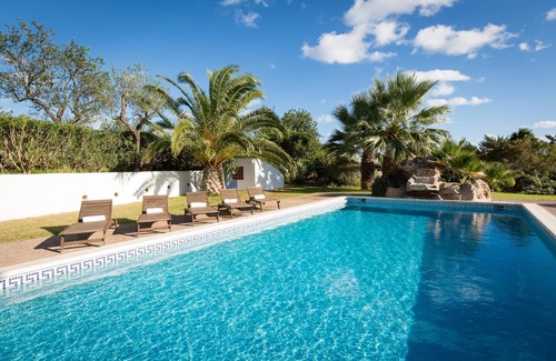 Santa Eulalia del Rio Cottage | Holiday Villa (Up to 14 people): Two secluded old farm houses beatifully restored (rented as one). Private Multisport court, pool - Santa Eulalia del Rio
