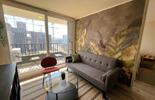 Nunoa Apartment | HOM I Nuevo Depto 2D2B Nunoa 4PAX Metro PlazaEgana NEW1014