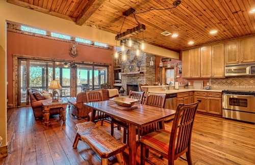 Walnut Mountain Cabin | Home Away From Home to Escape & Unwind! 2 Master on Main. HotTub Game Rm