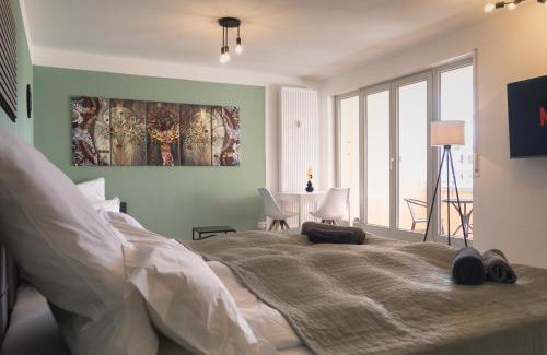 Zentrum-Sued Apartment | Home Shanti - Studio, Südvorstadt, Balkon, TV
