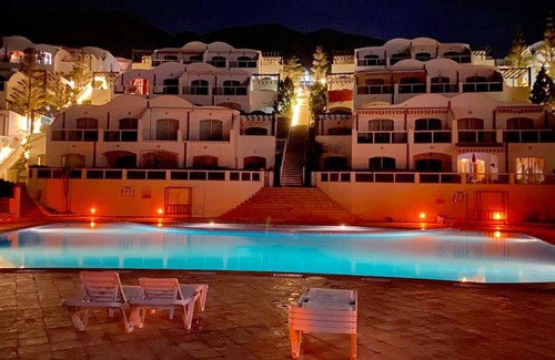 Tiguert Apartment | Homerez - Appartement for 5 ppl. with shared pool and sea view at Tiguert