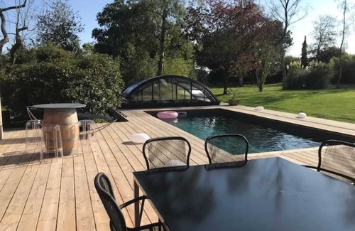 Plouigneau Villa | Homerez - Chic Villa in Plouigneau with Private Pool