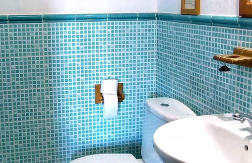 Zahara de la Sierra House | Homerez - House for 12 ppl. with shared pool and garden at Zahara de la Sierra