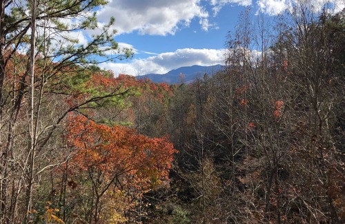 Gatlinburg - Pigeon Forge Cabin | Honeymoon cabin Loft BRM view of Mt LeConte 2 bath No Pets No Smoking