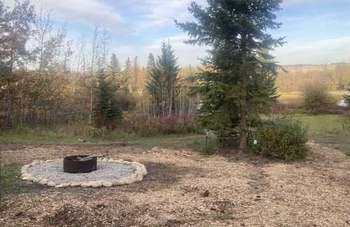 Division No. 11 Cabin | Hooting Owl Mini 1 room Chalet off GridnPet Friendly! Light packing get away n