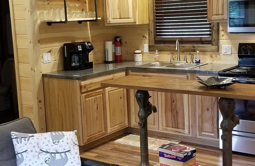 Whittier Cabin | Hot Tub! Sleeps 5! Dog friendly w/View. Near Polar Express, WCU, Casino