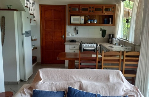 Itaguassu Ski Chalet | House/Chalet in ILHABELA - linda vista, V. Paulino - 2 q., Air, bed linen & bath