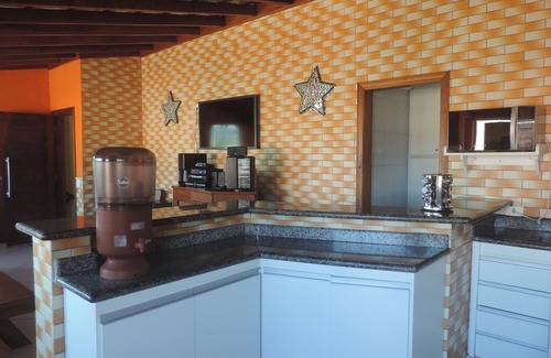 Jardim Mar e Ceu House | House on Pernambuco beach, with barbecue and air conditioning