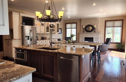 Hobart House | Huge home with theater, hot tub, golf cart, and just minutes from Lambeau Field!