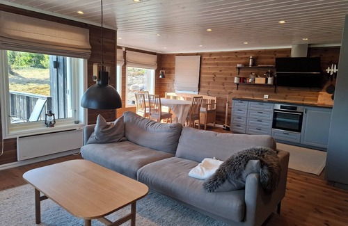 B Cabin | Hytte Midt i Smørøyet på Lifjell med Sauna og 4 Soverom