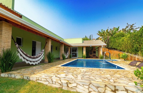 Paruru House | Ibiúna | Country house in condominium with pool and barbecue