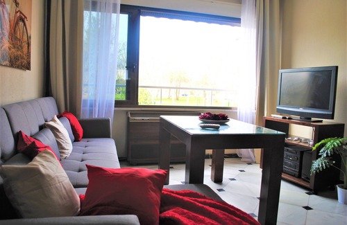 Distrito Sur Apartment | In front of the Historic Center. Large apartment. Views. Free public street parking.