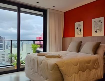 Matriz Apartment | IncoMpArÁvEl Studio MoDeRno c/Sacada e Garagem