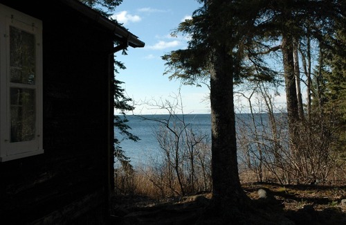 Tofte Cabin | Incredible Hand-Hewn Square Log Cabin on the North Shore of Lake Superior.