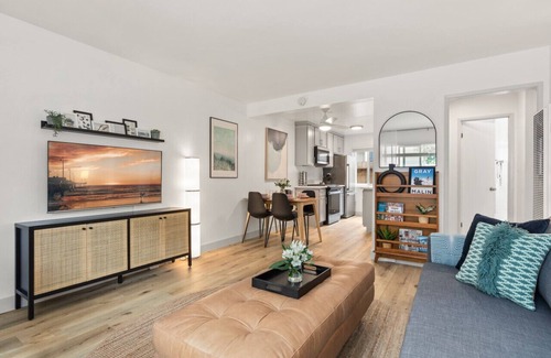 Eastside Apartment | Inviting 2BD/1BA - Short Stroll to Beach & Dining