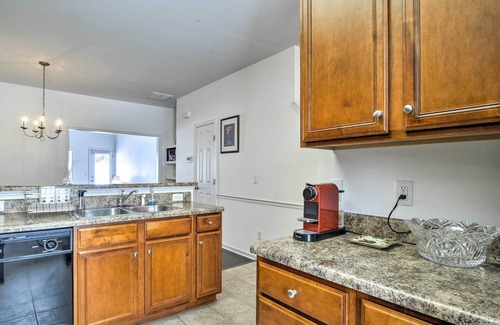 Deep River House | Inviting High Point Townhome with Patio + Privacy!