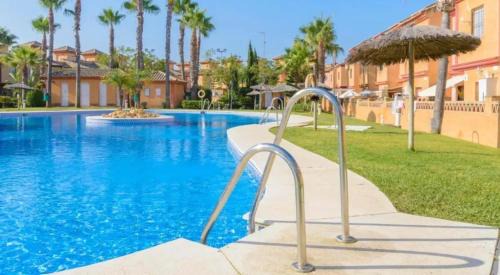 Lepe House | Inviting house in Lepe with shared pool.