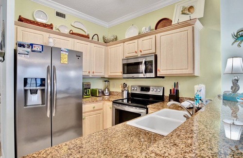 Gulf Shores Condo | Island Royale P304 | Direct Beach Front 2BD Condo! Outdoor Living Room Deck Set up!