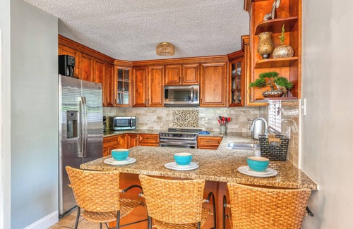 Butler Beach House | Island Time - Pool & Heated Spa, Lovely Home Near the Beach!