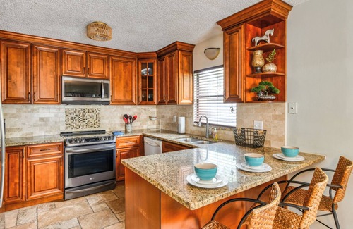 Butler Beach House | Island Time - Pool & Heated Spa, Lovely Home Near the Beach!