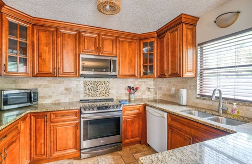 Butler Beach House | Island Time - Pool & Heated Spa, Lovely Home Near the Beach!