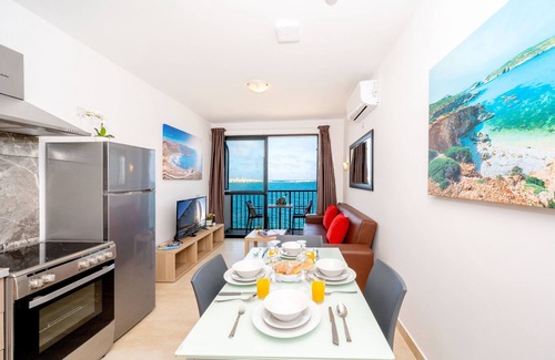 Bugibba Apartment | Islet Seafront 1 Bedroom Apartment