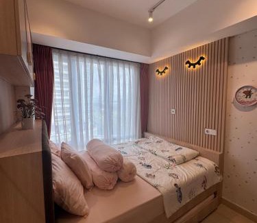 Kesawan Apartment | Japandi Serenity 1 king,1 queen,1 single bed 5pax