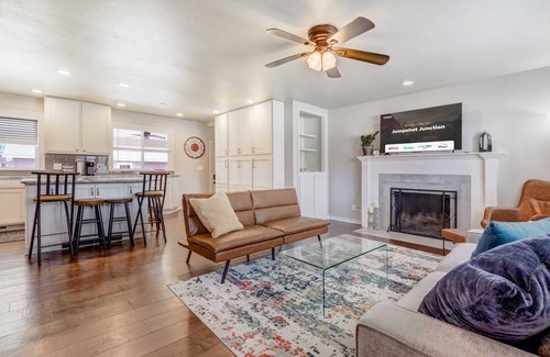 East Colorado Springs House | Jumpshot Junction! Hoops & Fire Pit Retreat