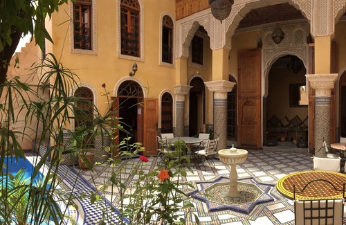 Ain Azlitan Bed & Breakfast | Junior Suite at Riad Layalina Fez: Pool, 360° View & Free Secure Parking at Foot