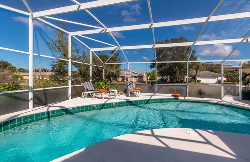 Indian Ridge House | Just 3 mi. to Disney, pool (fully fenced in for privacy), 4 TVs, games room