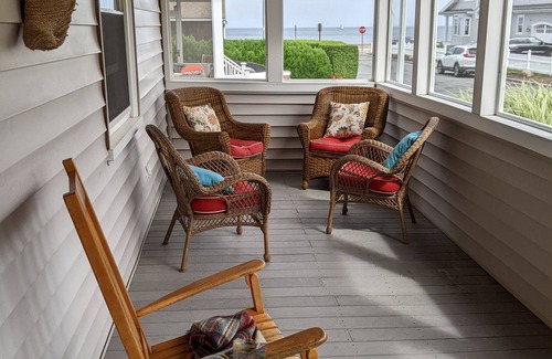 Narragansett Pier Cottage | Just reduced! Great location! Feet from the seawall, walk to Narr. town beach.