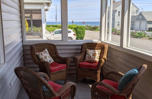 Narragansett Pier Cottage | Just reduced! Great location! Feet from the seawall, walk to Narr. town beach.