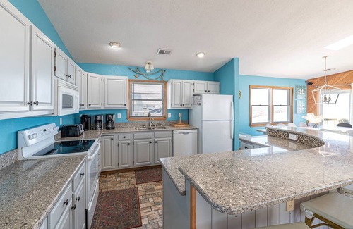 Kill Devil Hills House | K1014 The Sweet Spot. Oceanfront! Pet-friendly, Pool, Hot Tub, Rec Room!