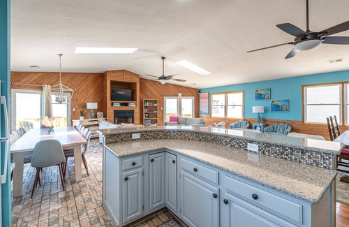 Kill Devil Hills House | K1014 The Sweet Spot. Oceanfront! Pet-friendly, Pool, Hot Tub, Rec Room!