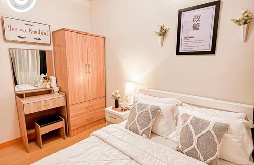 Novaliches Apartment | Kaizen Suites at Trees Residences - 2BR with PS4, Netflix, Disney plus, Unli Wifi and Popcorn