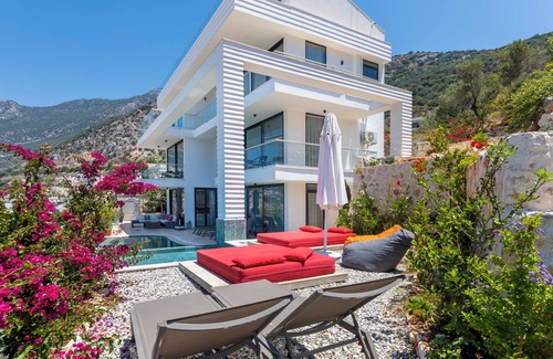 Kalkan Villa | Kalkan Luxury Villa meters away from Beaches with sea views from all rooms