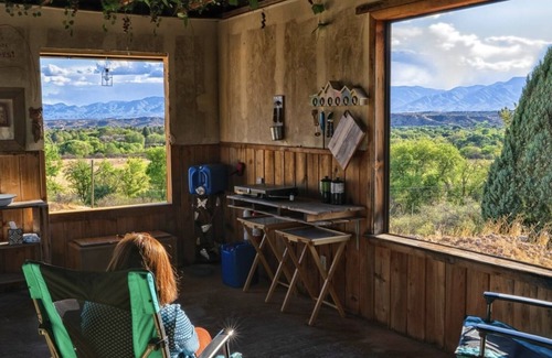 Cornville RV Rental | Kinda Glamping Kinda Camping in Rickety Farm Shed!
