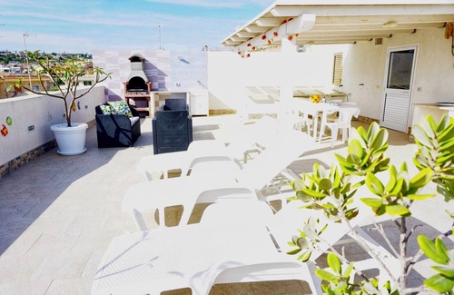 Donnalucata House | La Cassiopea, terrace overlooking the sea
