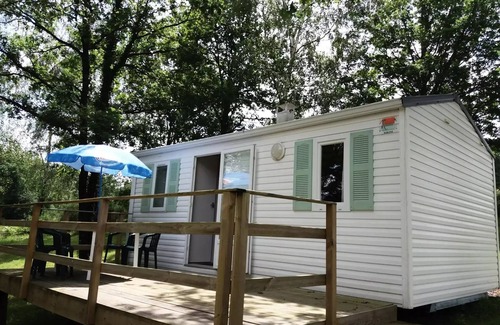 Abjat-sur-Bandiat House | La Ripole Campsite * - Mobile home Eco 3 rooms 4 people Without Sanitary