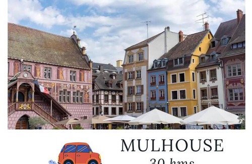 Rouffach Apartment | La Sorcière in a typical Alsatian house