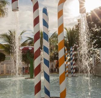 Prive das Caldas Apartment | Lacqua diRoma - V com Roupas de cama incluso