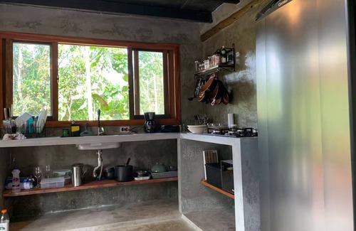 Picinguaba House | Laje Waterfall Dome, with relaxing wet sauna