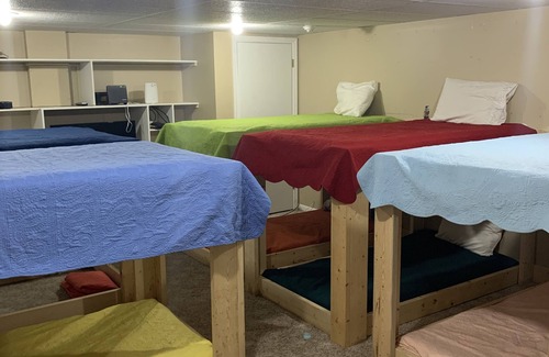 Jacksons' Gap House | Lake Front Home Sleeps 18. Great water, dock, and large separate gameroom