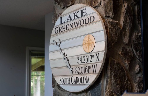 Waterloo House | Lake Greenwood Waterfront Paradise w wrap around porches, dock/ramp & Hot Tub