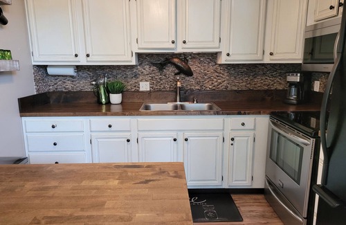 Le Roy House | Lake House with Dock, Sandy Beach & Walking Trails