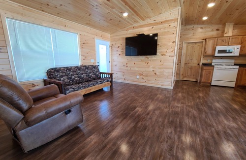 Puposky Cabin | Lake view cabin with all the amenities of the resort and pet friendly