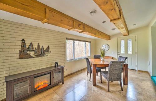 Brohman House | Lakefront Brohman Retreat with Dock and Fire Pit!