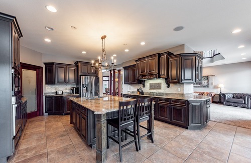 Waterfront Greens House | Lakefront Castle w/Pool, Hot Tub & Dock Slip